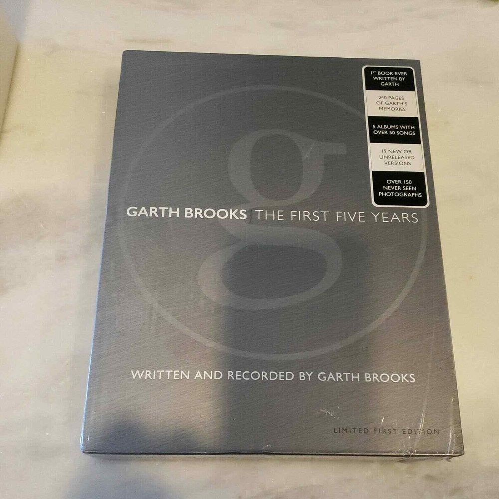 Garth Brooks The First Five Years Limited First‎ Edition Sealed Hardcover Book